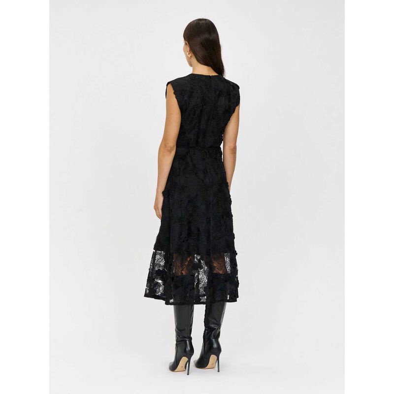 Veronika Maine 3D Embroidered Organza Midi Dress image number 1